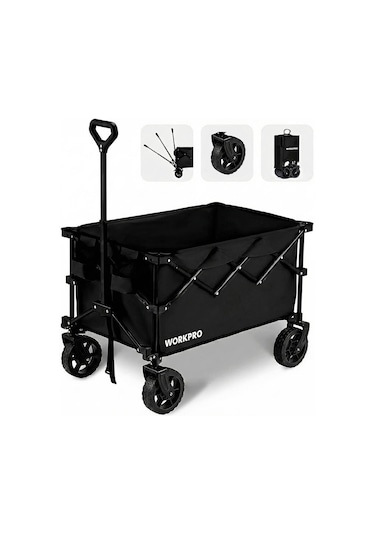 Workpro Wp285015 80kg 4 Tekerli Katlanabilir Ağır Hizmet Taşıma
