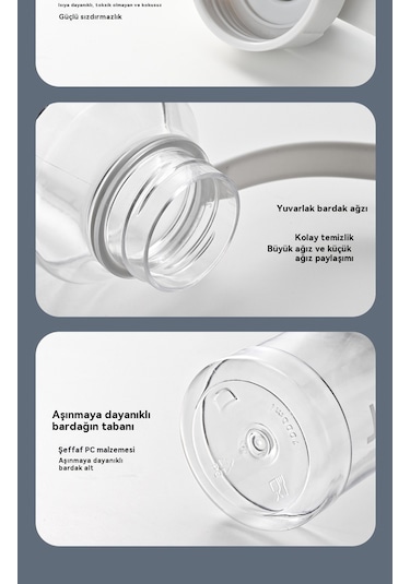 Lyon Spor Su Bardağı Yüksek Scaklık Ve Patlamaaya Dayanıklı Askılı Su Bardağısiyah Siyah