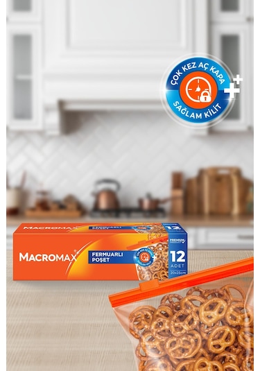 Fermuarlı Poşet - 12 Li X 5 Adet Avantaj Paket