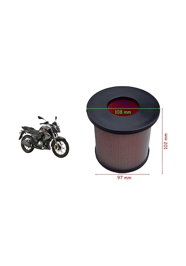 Rks Rk125s -akalite- Hava Filtresi Elemanı