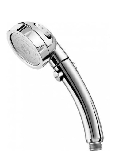 Su Tasarruf 3 Fonksiyon Banyo Duş Başlığı Silikon Hortum Mafsal Krom