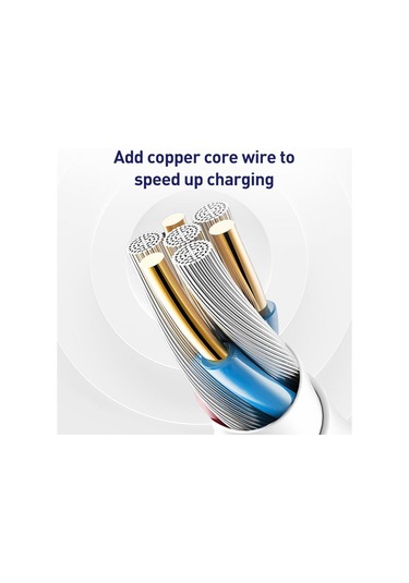 Zga Cb05 5a Usb Tip-c Tamamen Uyumlu Hızlı Şarj Veri Kablosu, Uzunluk: 1m Beyaz