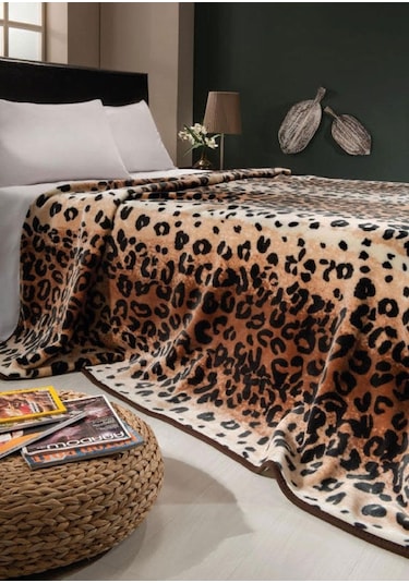 Mink Battaniye Solana 444 Kahve Tek Kişilik 160x220