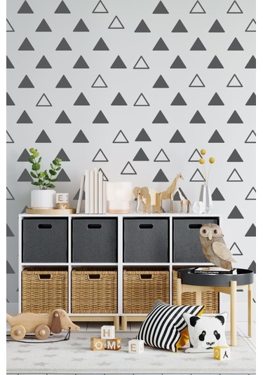 Modern Üçgen Duvar Sticker, Bebek Ve Çocuk Odası Dekoratif Duvar (552798410)