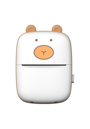 Xianwen Mengtuo Yeni Mini Bluetooth Taşınabilir Yazıcı Beyaz