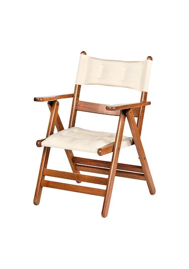 Marmaris Minderli Ahşap Bahçe Balkon Set: 80X160 Masa +4 Sandalye