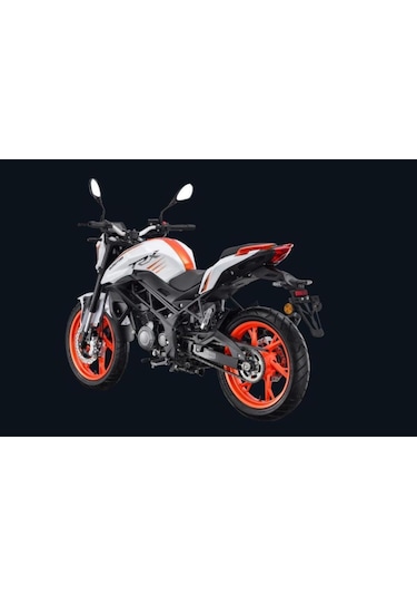 Qj Motor TRX 12 Motosiklet Beyaz - Turuncu
