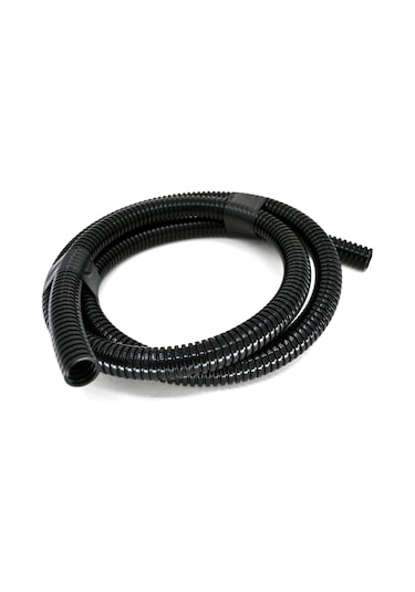 7mm Yarıksız Spiral Boru Kablo Izolasyon Hortumu Siyah Esnek