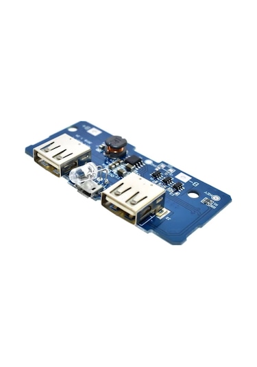 Powerbank Şarj Devresi, 5v 2a Charger Modül, Lityum Batarya, Mikro Usb İki Port,