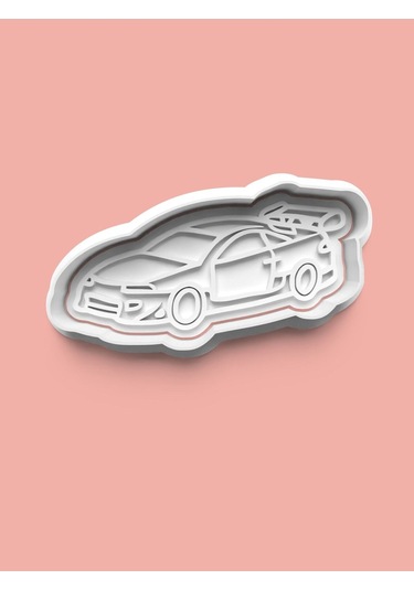 Yarış Arabası Kurabiye Kalıbı Ve Şeker Hamuru Kalıbı 0420-4 Diğer