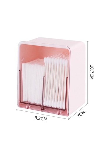 Dancemonkey Zy-hz006 Toz Tasarım Süngeri Şeffaf Saklama Pembe Pamuklu Kutusu Su Geçirmez Çubukla Cbtx Abs - Ym Pembe