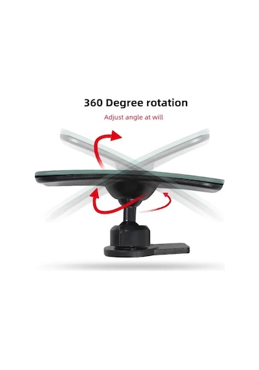 1 Adet İç Evrensel Araba İç Kör Nokta Aynası Geniş Açılı 360 Ayarlanabilir Hd Dışbükey Dikiz Aynası Araba Yardımcı Park Aynaları