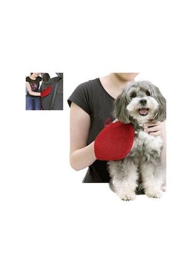 Karlie Tüy Toplayıcı Eldiven 24x16 Cm Kırmızı