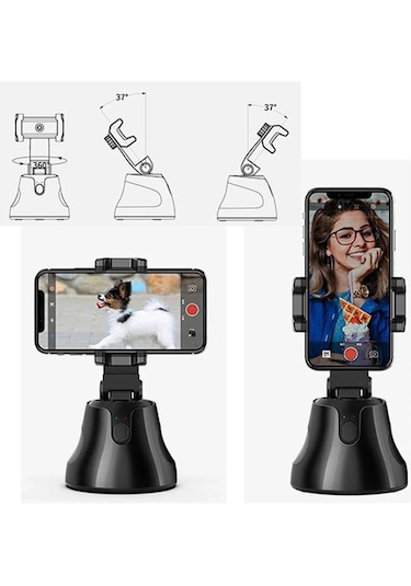 Apai Genie 360 Derece Takip Etme Özellikli Sie Gimbal - Siyah