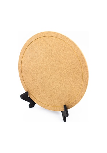 Na Neşeli Ahşap Ahşap Yuvarlak Supla Ahşap Sunumluk Boyanabilir Dekorasyon Ürünü Hobi Boyama Kendin Boya