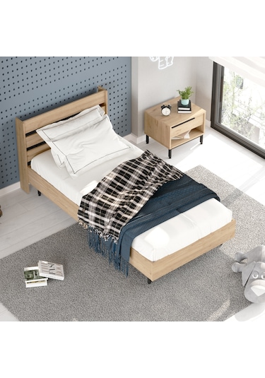 Robin Home Lidya Genç Odası Takımı 2'li Set Sepet Kahverengi