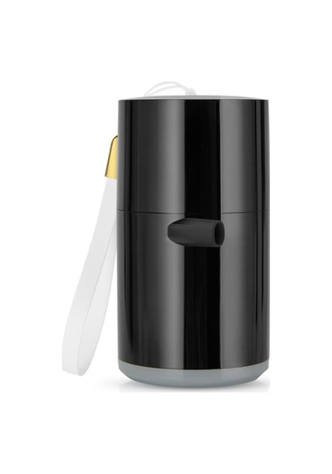 Pazly Siyah Işıklı Mini Hava Pompası - 1400mah Şarj Edilebilir - Kablosuz Şişirme Pompası/ Siyah