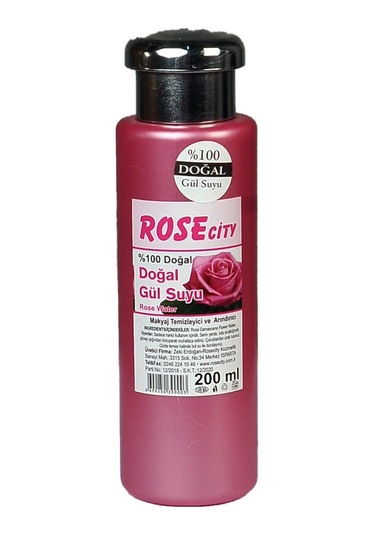 Rose City Doğal Gül Suyu 200 ML