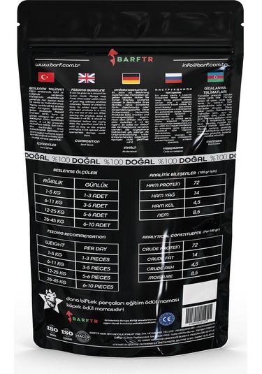 Dana Biftek Parçaları Eğitim Ödül Maması 80 Gram Köpekler İçin-60