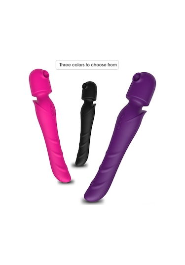 Ruicoo Kadınlar İçin 10 Modlu Titreşimli Masaj Aleti, Emme Ve Vurma Fonksiyonlu Silikon Vajinal Stimülatör Çok Renkli