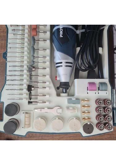 Proter PR 190 MK Mini Grinder Seti 190 Parça Mikro Kalıpçı Seti