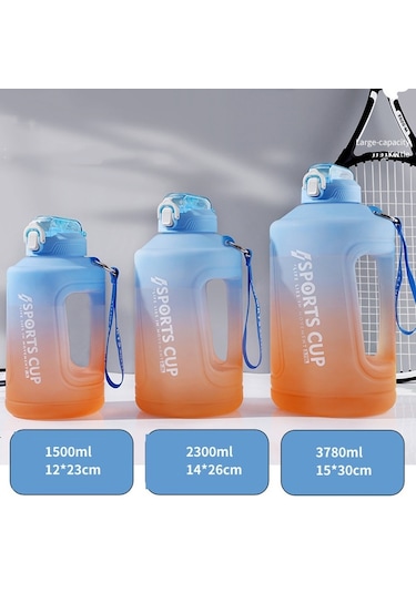 1500ml Büyük Boy Taşınabilir Motivasyon Spor Su Matarası 001