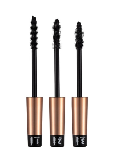 Flormar Triple Action Ayarlanabilen Fırçalı Maskara 001 (Siyah)