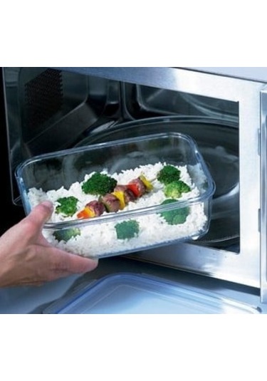 Luminarc Pure Box Active Saklama Kabı Dikdötgen 820cc Şeffaf