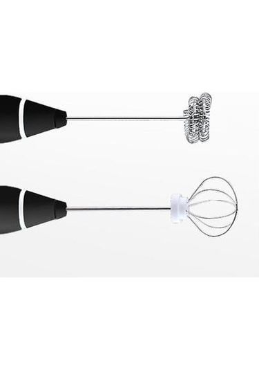 Soulader El Şarj Edilebilir Kablosuz Süt Köpürtücü - Taşınabilir Mini Süt Köpük Yapma Makinesi - Evde & Ofiste Pratik Sıcak Soğuk İçecek Karıştırıcı Siyah