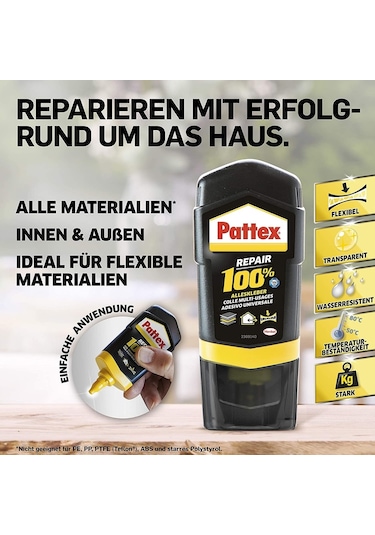 Pattex %100 Repair Çok Amaçlı Yapıştırıcı 50Gr
