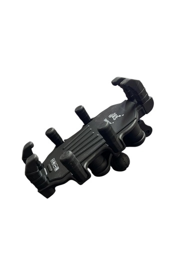 Motosiklet Telefon Tutucu Titreşim Önleyicili-gidon Ve Ayna Siyah