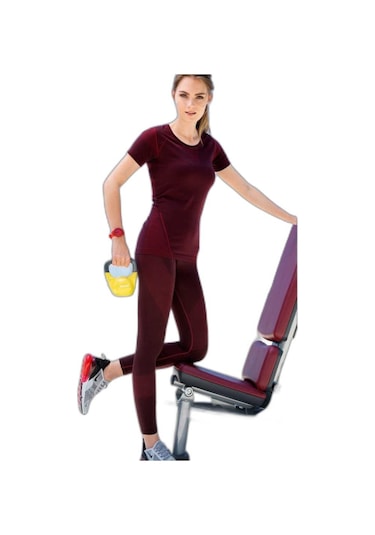 Yeni İnci Sporcu Taytı S211 Bordo