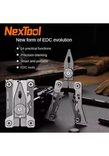 Nextool 14 In 1 Gümüş Bıçak Taşınabilir Edc Aracı Çok