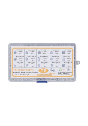 75 Parça Diş Tamir Seti Somunlar Kaiyi Standart