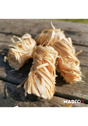 Madfox Firenest Doğal Odun Yünü Tutuşturucu 250 Gr Sarı