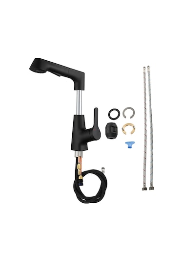 Suntek Pull Out Püskürtücü Ile Banyo Lavabo Bataryası Mutfak