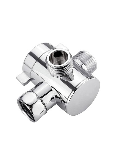 Bloomnest Lebıhmurah Bf925 Flyeer 2020 Abs Krom 3 Yollu Yön Değiştirme Hortumu T Adaptörü Duş Banyo Vana Konnektörü Gümüş