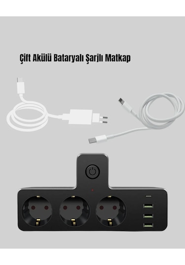 Ev Ve Ofis İçin Akıllı Çoklu Priz 7 Girişli 1