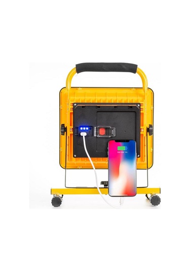 Ayt Powermaster Mx-w865c Çok Fonksiyonlu Projektör Lambası Solar Güneş Enerjili Şarjlı Kamp Lambası Powerbank Özellikli