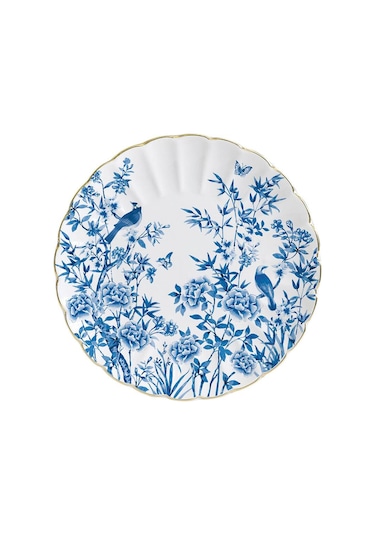 Easy Life Paradise Garden Porselen Pasta Tabağı 19 Cm Mavi