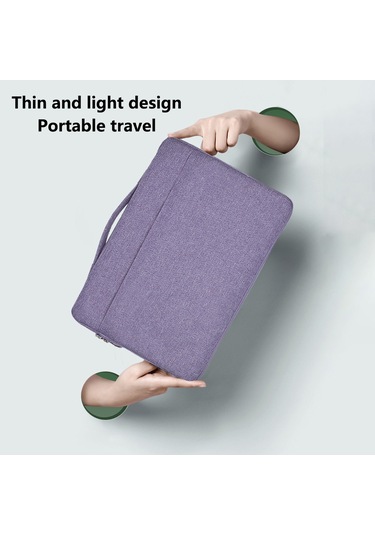 13.3 İnç Dizüstü Dizüstü Bilgisayar Kılıfı Oxford Kumaş Yumuşak Kabarık Astar Kapak Taşıma Çantası - Lacivert