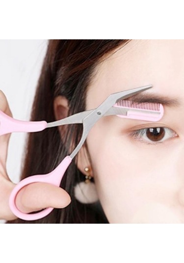 Makyaj Makası, Paslanmaz Çelik, Kaş Düzeltme Makinesi, Tarak, Kirpik Kılı, Manikür, Göz Kozmetik Aracı