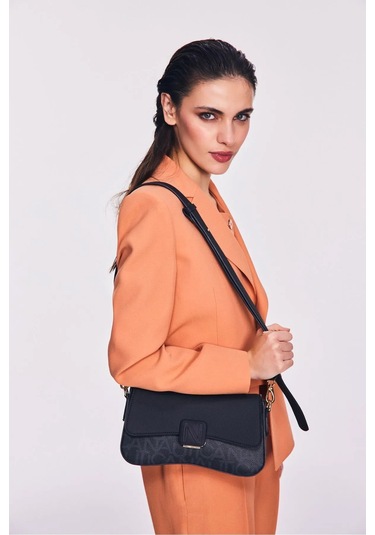 Çapraz Çanta Kadın Cn6560t Nautıca Nautıca Ladıes Bag Black Black Siyah