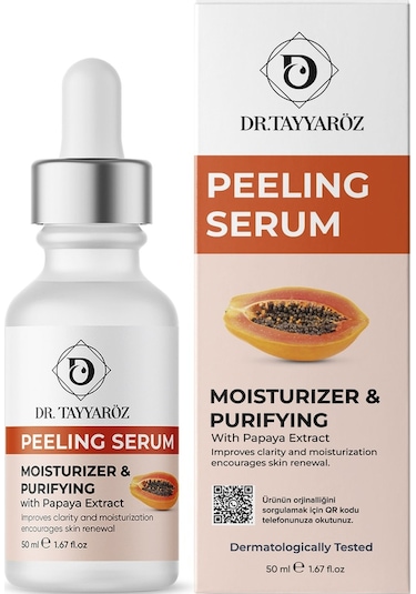Dr. Tayyaröz Papaya Özlü Gözenek Sıkılaştırıcı Peeling Serum 50 ML
