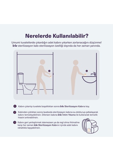 Irie Adet Kabı Mikrodalga Sterilizasyon Kabı