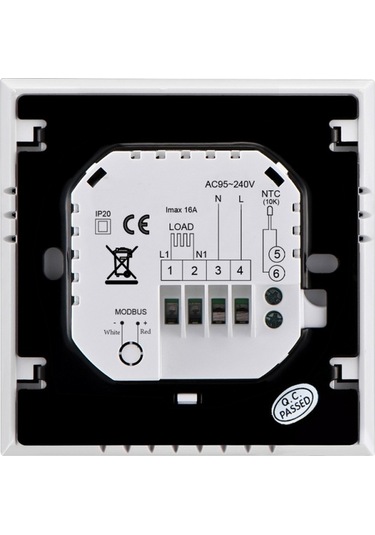 Novahub Ev Akıllı Termostat, Radyant Zemin Isıtma Sistemi İçin 95-240v