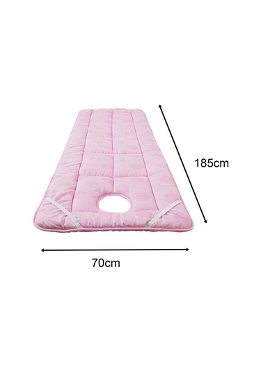 Suntek Profesyonel Masaj Masası Çarşaf Ve 4 Elastik Bant Pembe