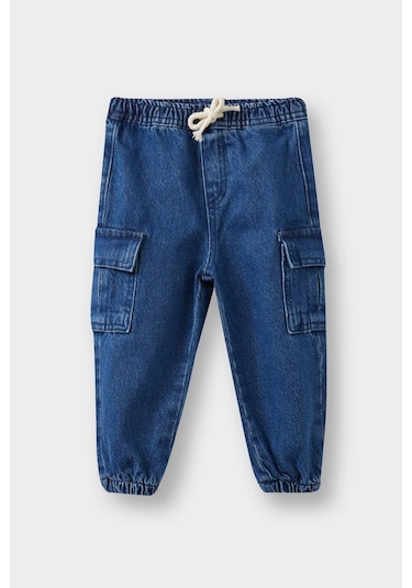 Defacto Erkek Bebek Jogger Fit Jean Pantolon F3761a525aunm28 Mavi