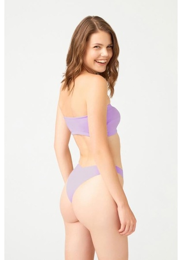 Lazer Kesim Kadın Brezilya Külot 3'lü Paket-1 Çok Renkli 1 Çok Renkli