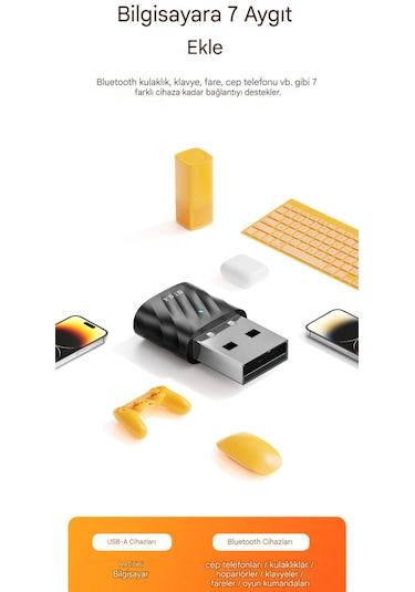 Toocki Bluetooth 5.4 USB Adaptör